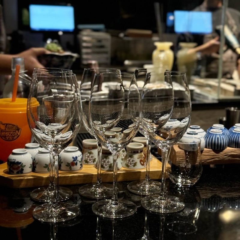 sake bar glass